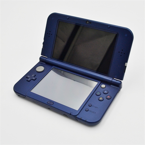 New Nintendo 3DS XL Konsol - Metallic Blue - SNR QEF108389076 (B Grade) (Genbrug)